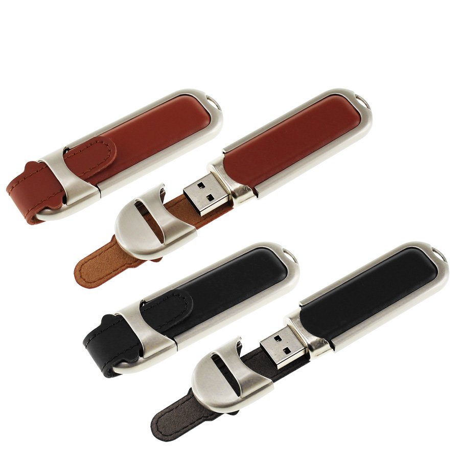 C107-07.jpg USB Pendrive 64GB de Eco-cuero - Imagen 1