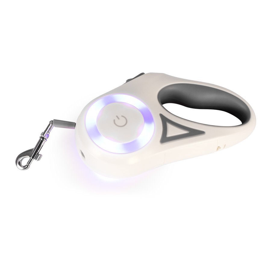 P52-General.jpg Correa extensible de 3mts para mascota, con linternas LED - Imagen 1