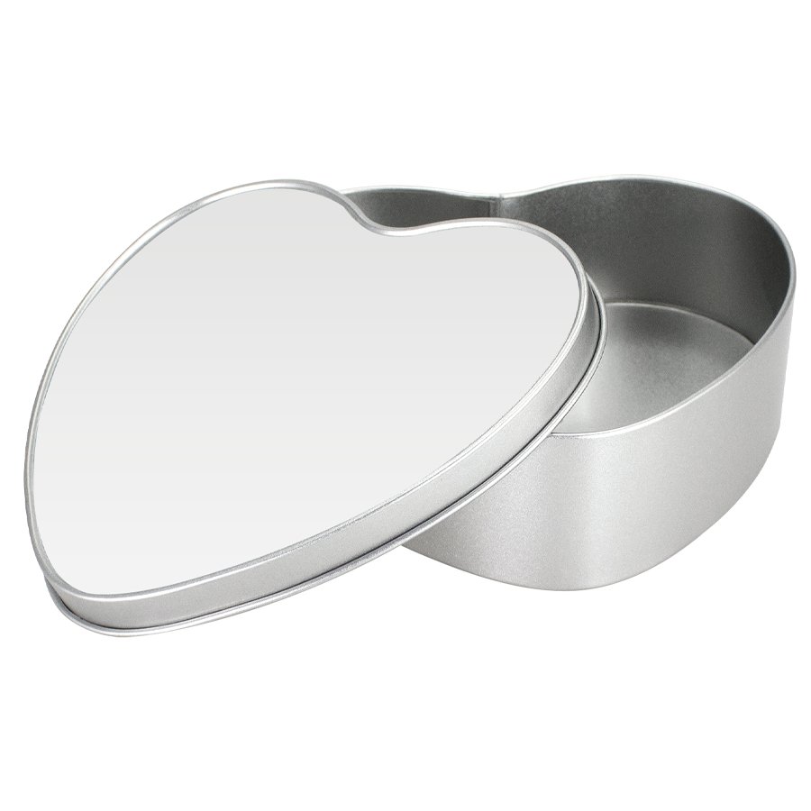 Y94-01.jpg Caja Metálica Corazón Sublimación - Imagen 1