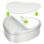Caja Metálica Corazón Sublimación - Imagen 3
