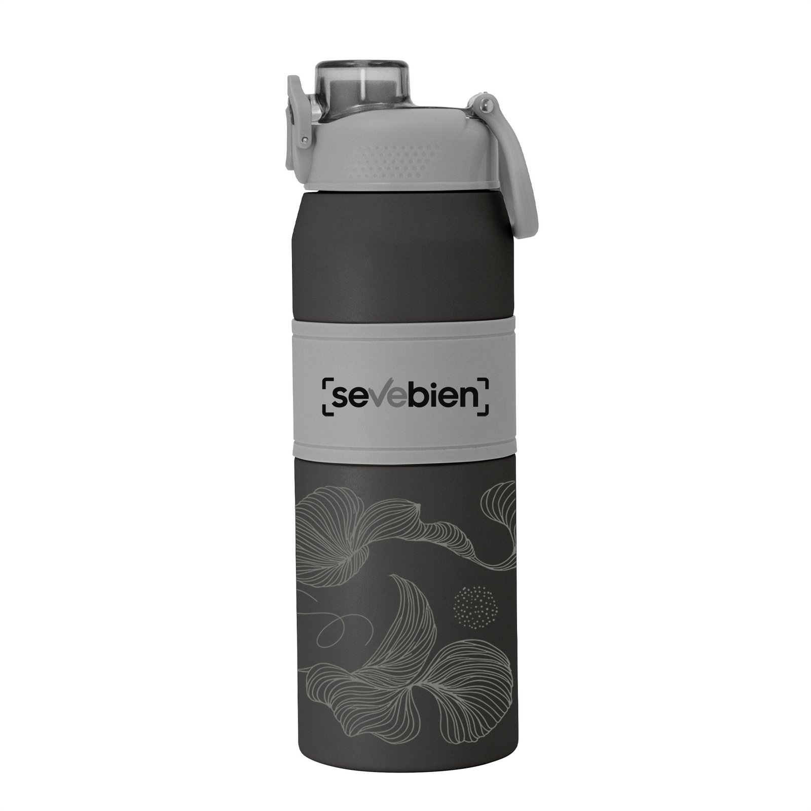 alt_promocional_publicitario_botella_deportiva_vacuum_T743_gris_oscuro_1_logo.jpg Botella térmica "PUSH" - Imagen 1