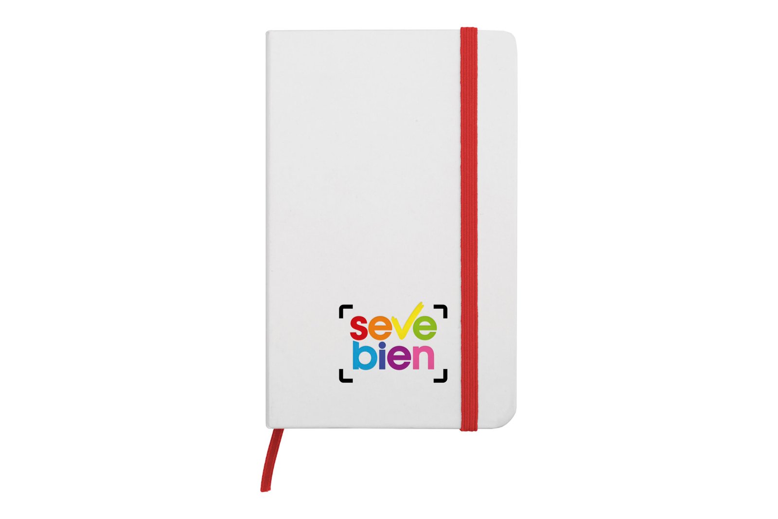 promocional_publicitario_libreta_T525_frente_rojo_logoR.jpg Libreta pequeña “White” - Imagen 1