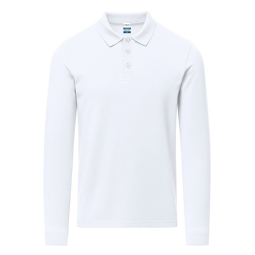 21961-001-P Polo Adulto Blanco Charlot - Imagen 1