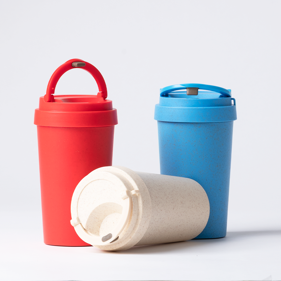 M173-3 Mug térmico Eco Cup "COLOR WHEAT" 360cc - Imagen 1