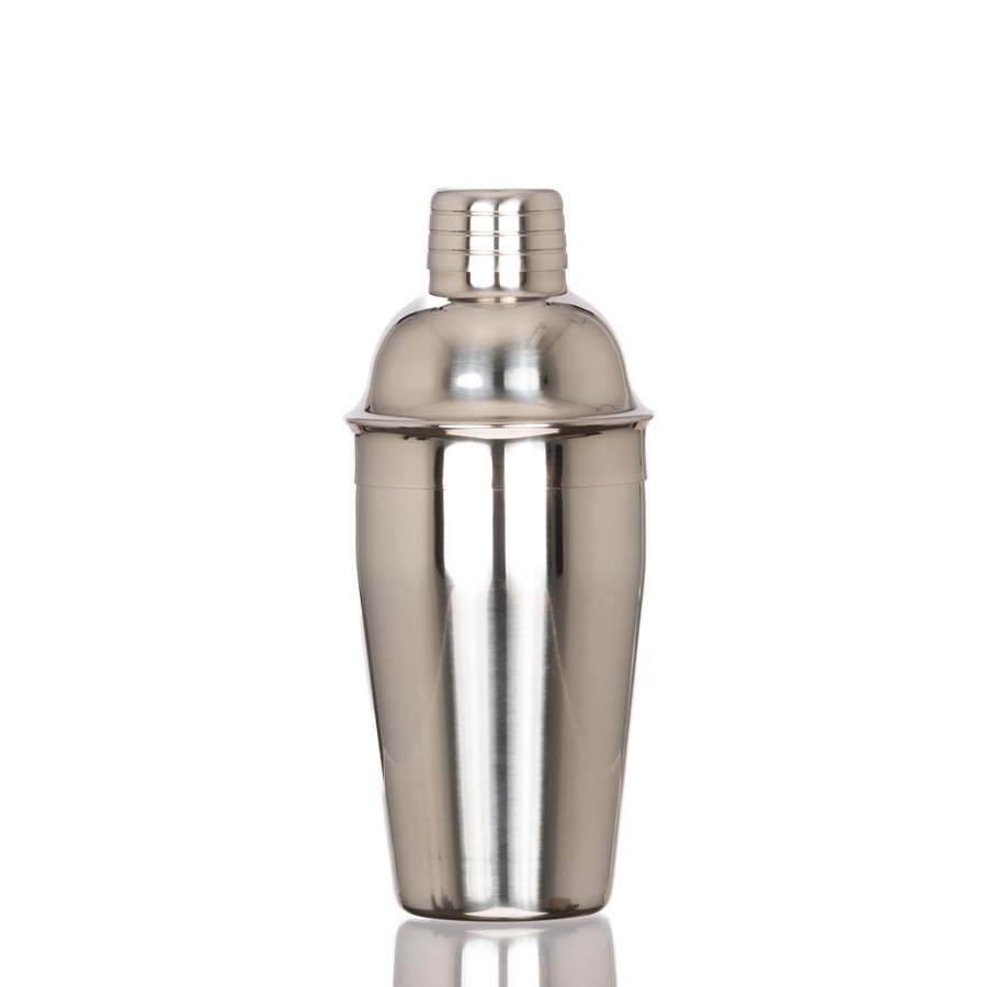 M68-01.1 Coctelera metálica plateada "SILVER" 500cc - Imagen 1