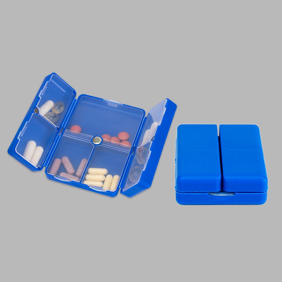 b104-000000 Pastillero plástico semanal "CARE" - Imagen 1