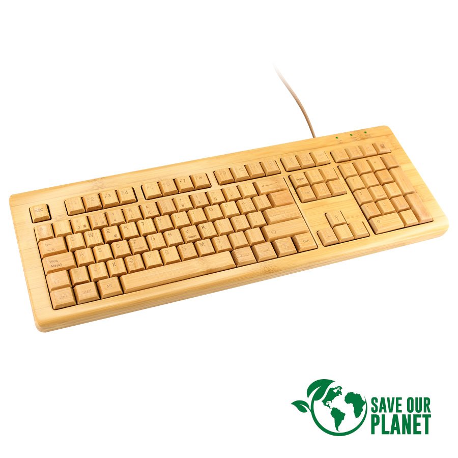 b51-SOP Teclado de Bamboo - Imagen 1